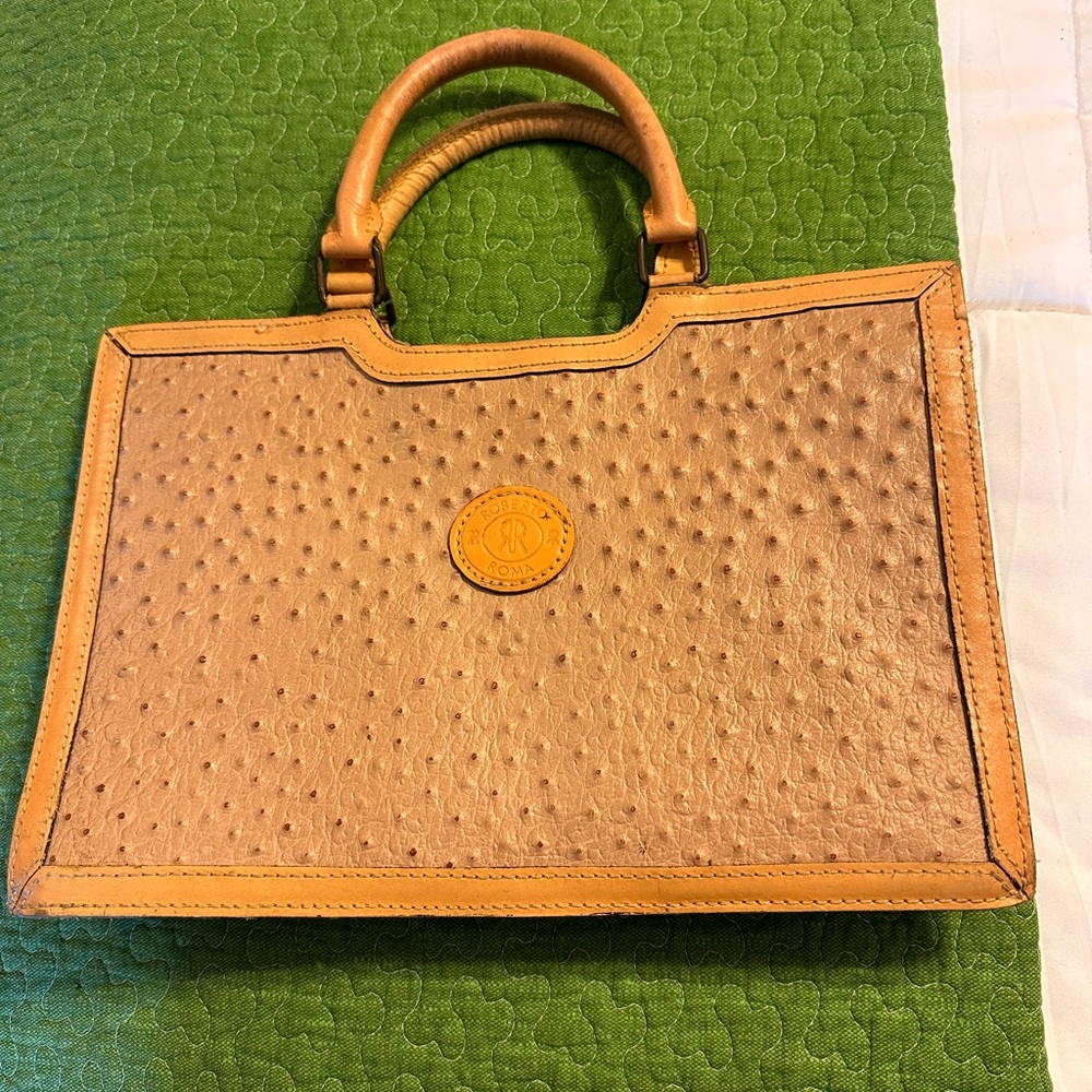 Rioni Tan Textured Leather Tote